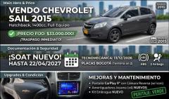 CHEVROLET SAIL LTZ SPORT 2015