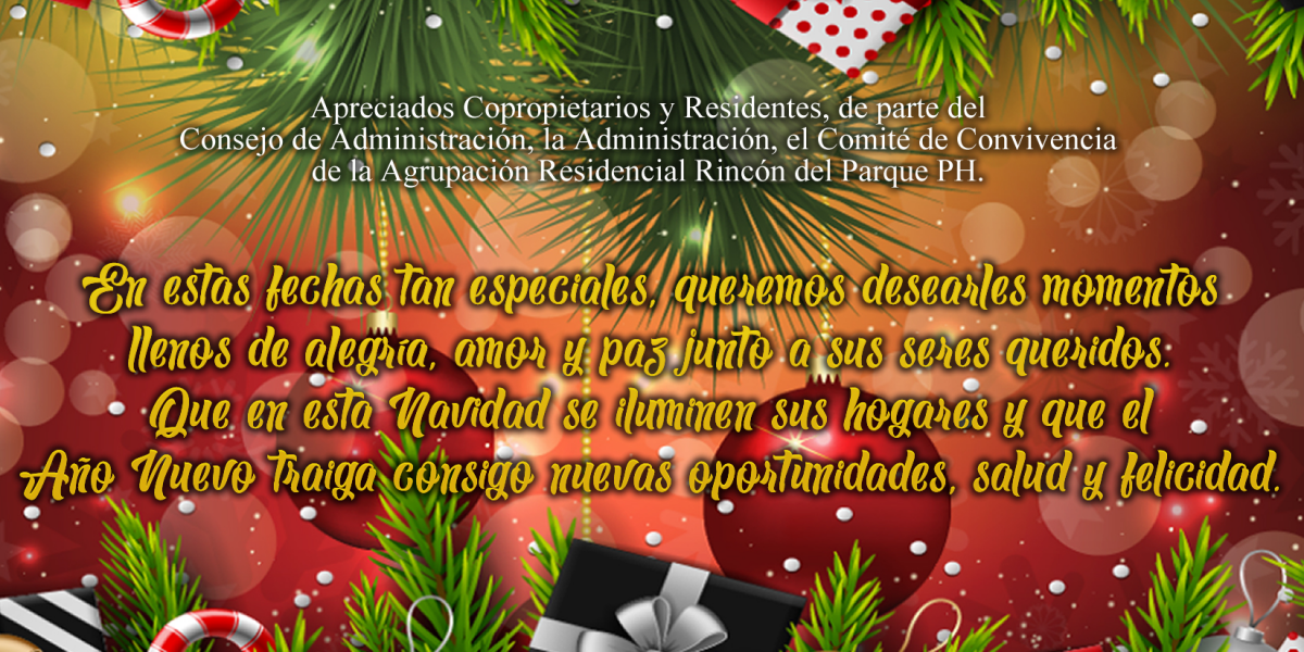 2024-12-23, Comunicado: Felíz Navidad y Próspero Año Nuevo